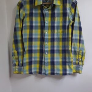 Chemise Tommy Hilfiger garçon jaune multicolor