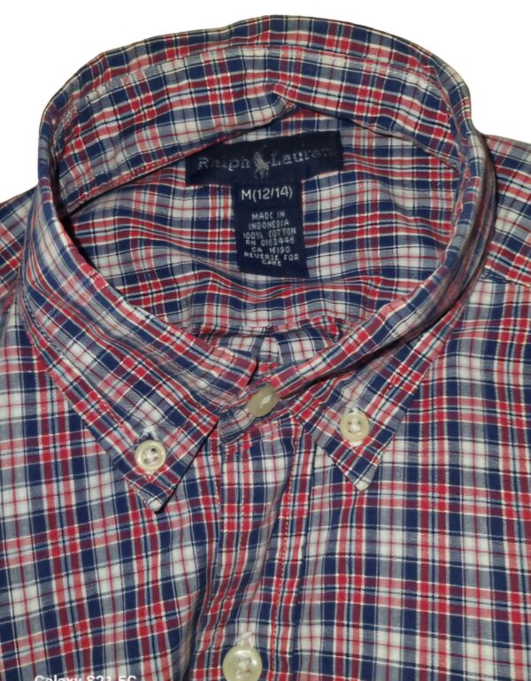 Chemise ralph lauren garçon multicolore – Image 4