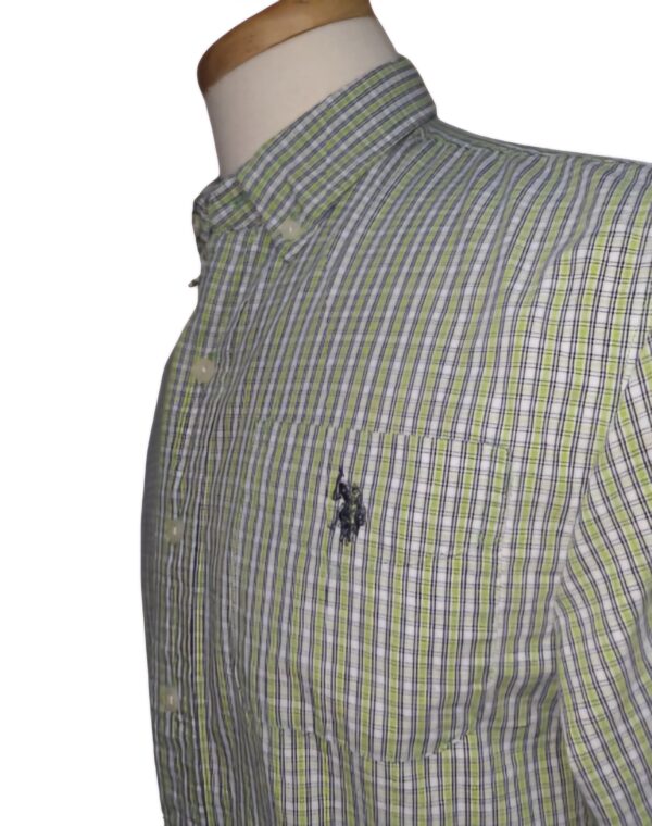 Chemise US POLO ASSN homme vert – Image 2