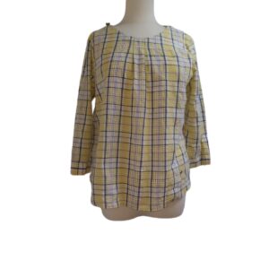 Blouse Crocodile jaune Femme