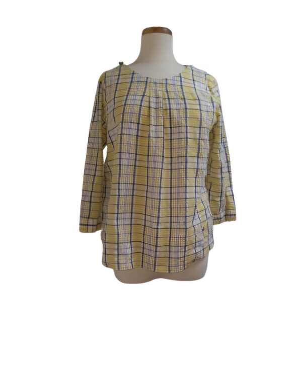 Blouse Crocodile jaune Femme