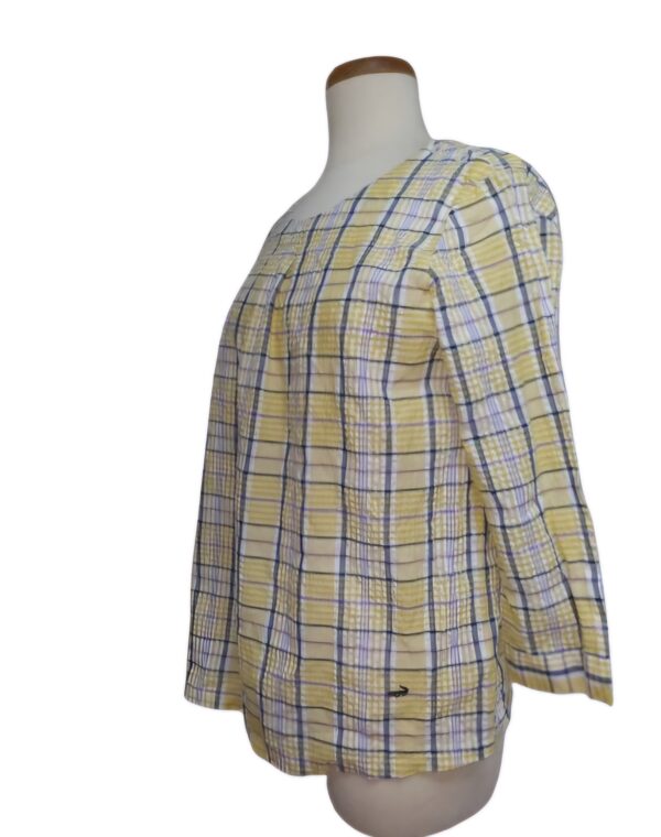 Blouse Crocodile jaune Femme – Image 2