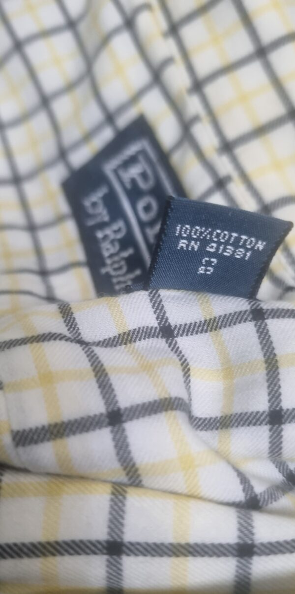 Chemise ralphe lauren jaune homme – Image 4