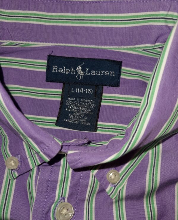 Chemise Ralph Lauren violet fille – Image 4