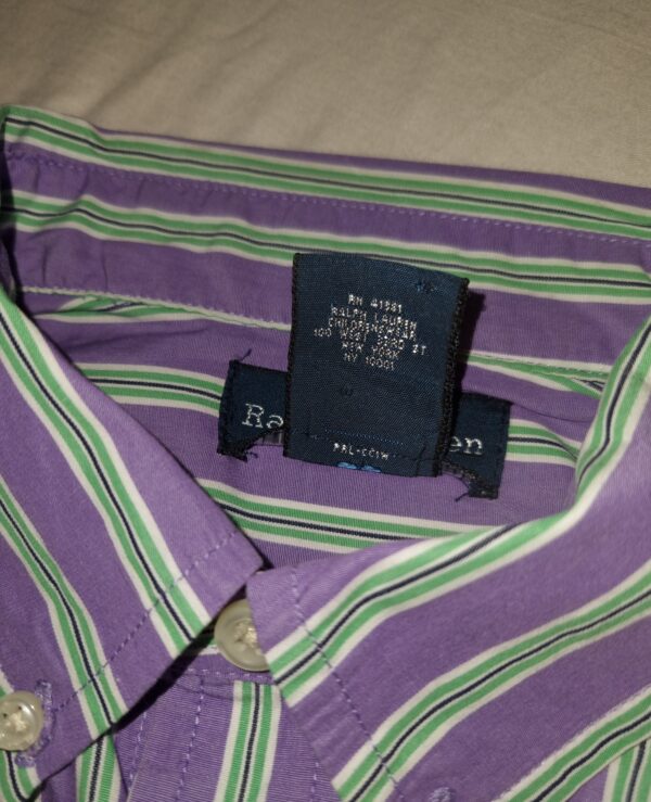 Chemise Ralph Lauren violet fille – Image 5