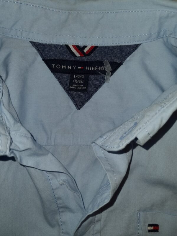 Chemise Tommy Hilfiger bleu fille – Image 4