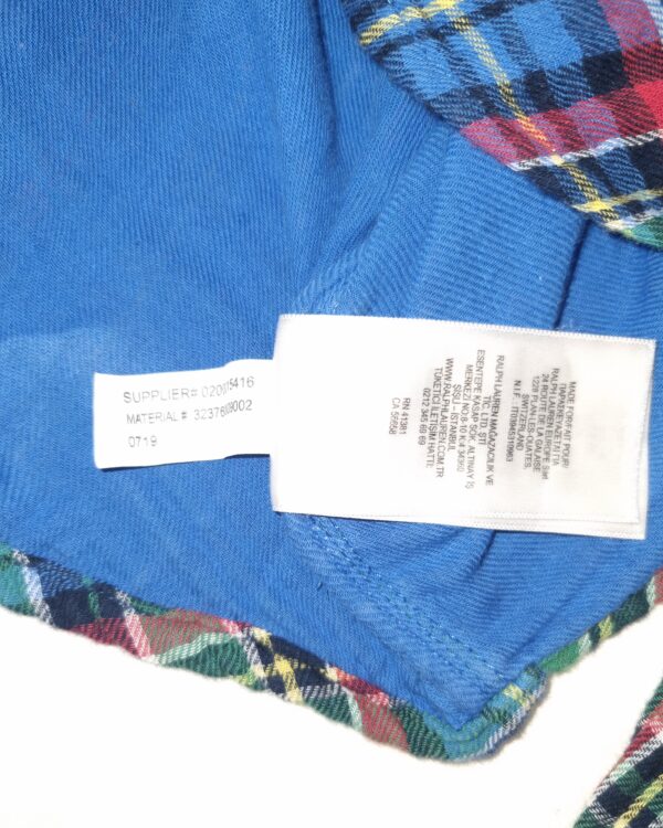 Chemise ralph lauren garçon bleu vert – Image 4