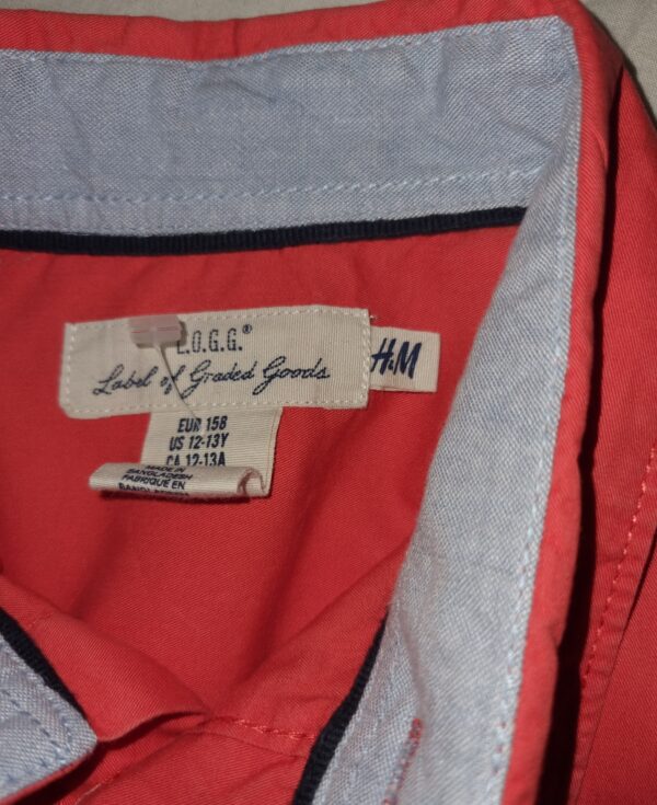 Chemise H&M fille corail – Image 4