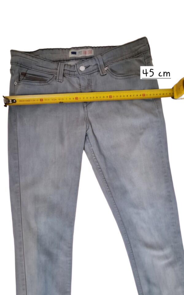 Pantalon jean levi's femme gris bleu – Image 4