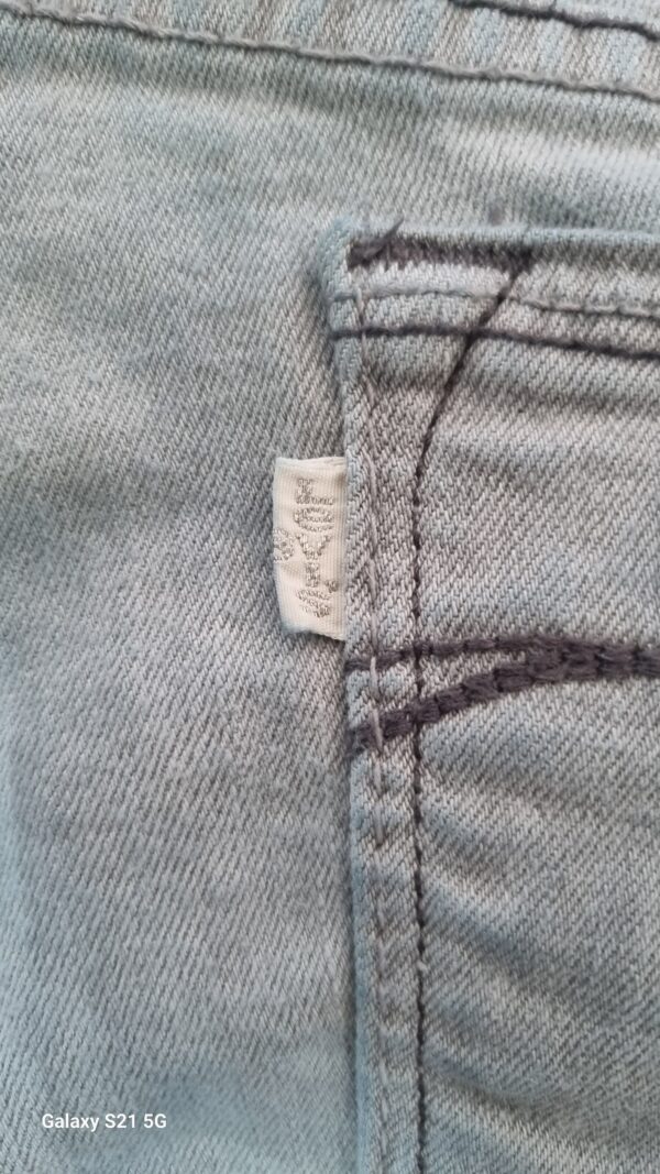 Pantalon jean levi's femme gris bleu – Image 7