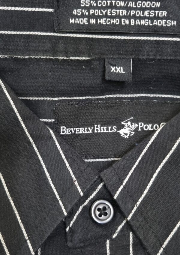 Chemise Beverly Hills noir Homme – Image 3