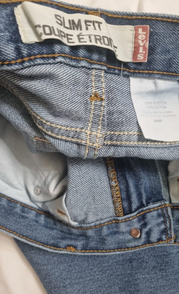 Pantalon jean levi's bleu femme – Image 6