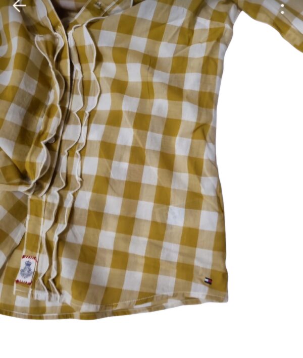 Chemise tommy Hilfiger jaune femme – Image 3