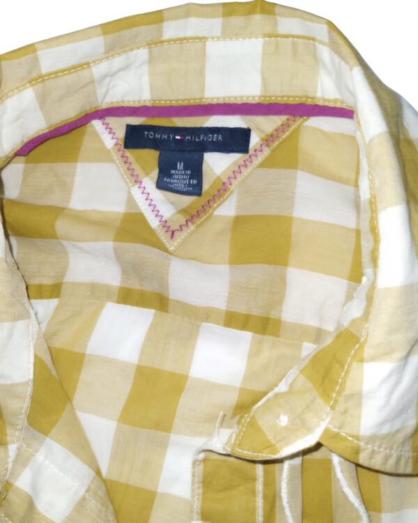 Chemise tommy Hilfiger jaune femme – Image 4