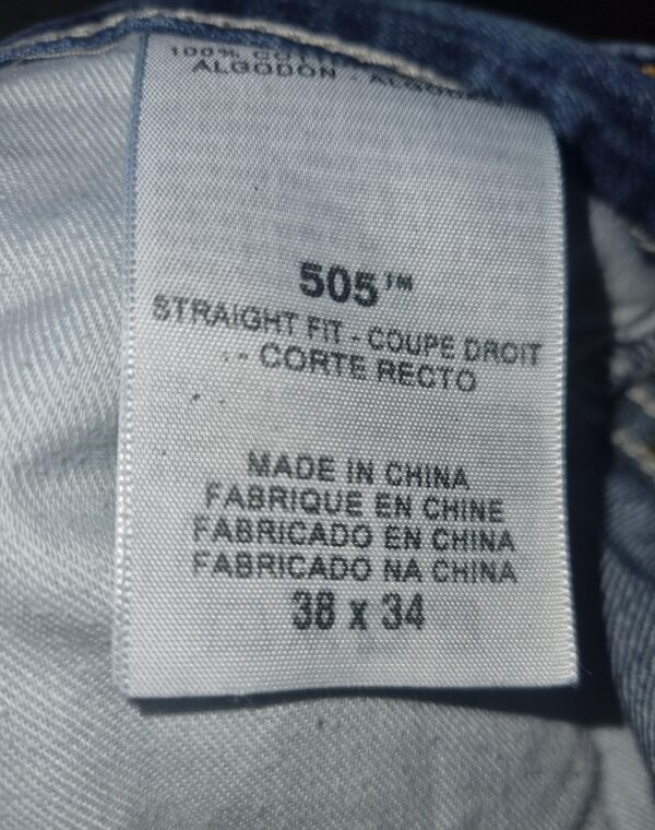 Pantalon jean levis bleu homme – Image 7