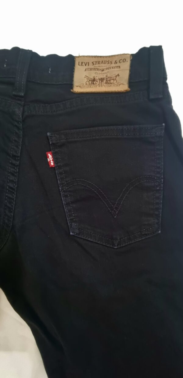Pantalon jean levi's noir femme – Image 3
