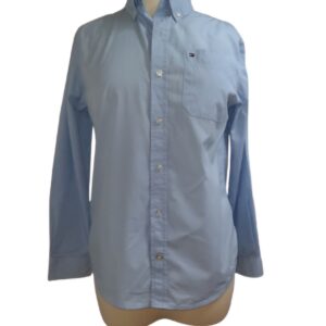 Chemise Tommy Hilfiger bleu fille