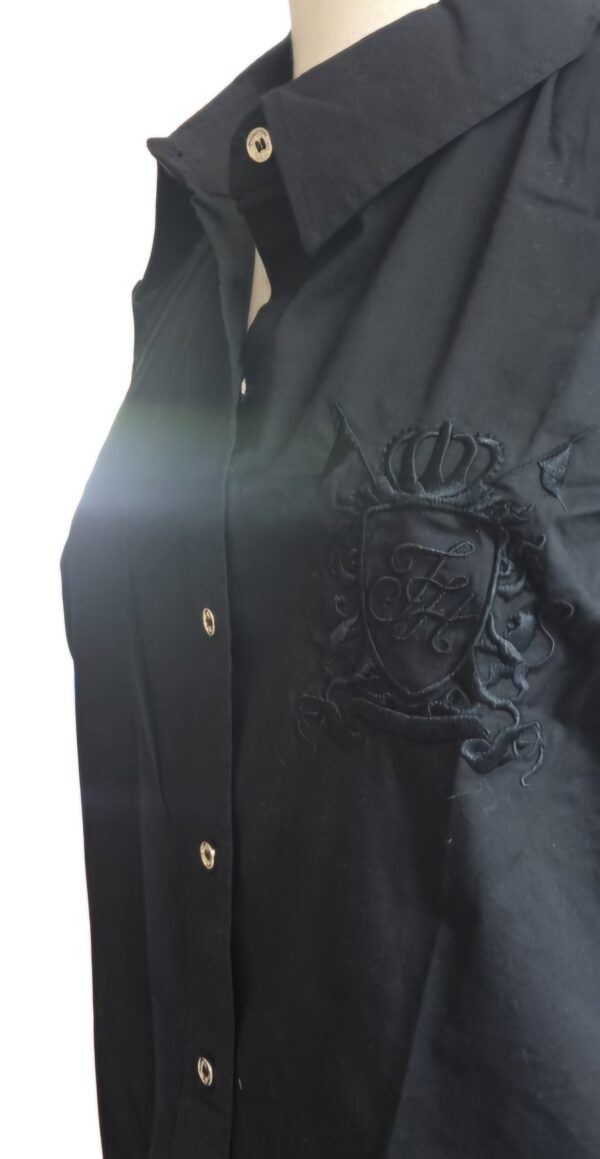 Chemise Tommy Hilfiger noir femme – Image 2