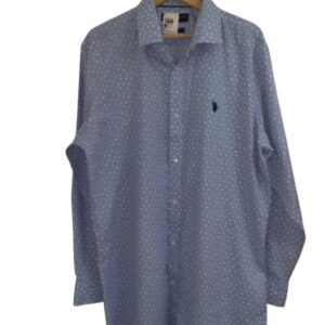 Chemise US Polo Assn homme bleu