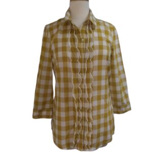 Chemise tommy Hilfiger jaune femme