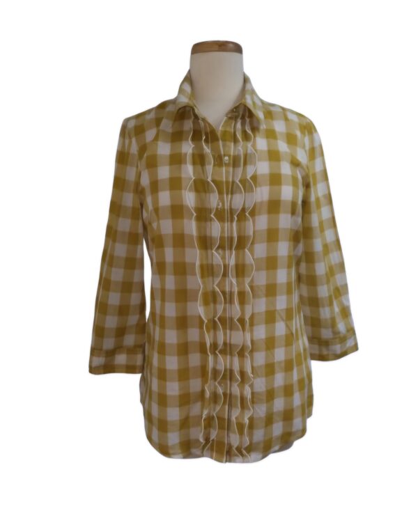 Chemise tommy Hilfiger jaune femme