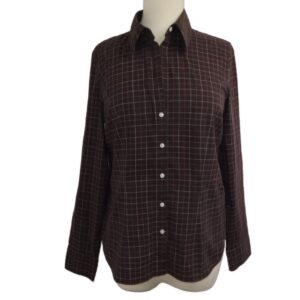 chemise Tommy Hilfiger marron homme