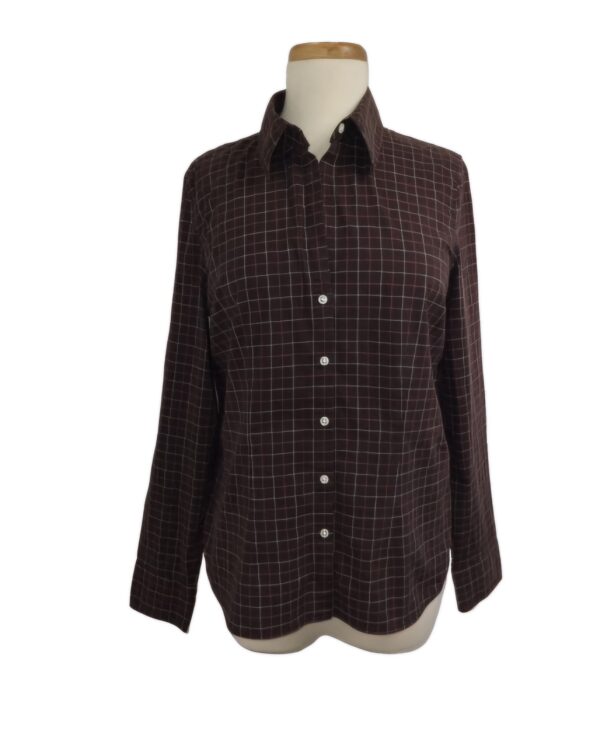 chemise Tommy Hilfiger marron homme