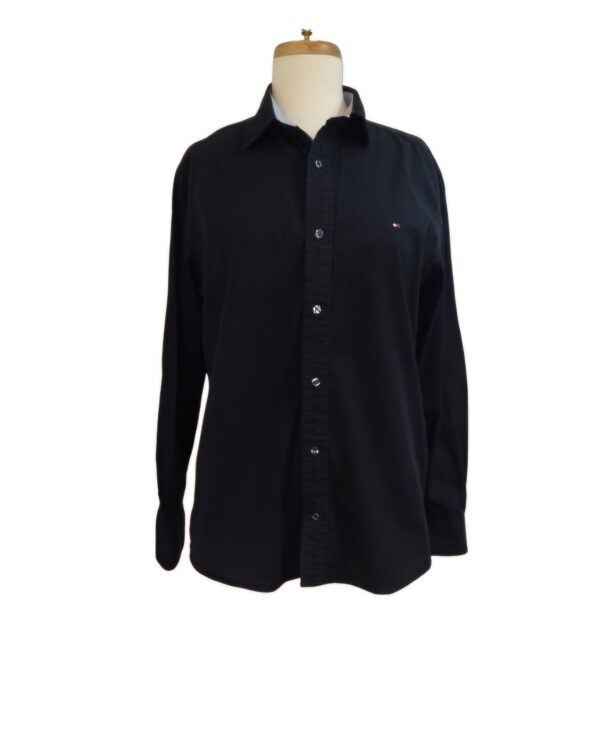 Chemise Tommy Hilfiger noire femme