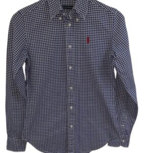 chemise ralph lauren bleue femme