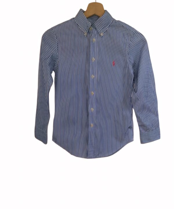 chemise ralph lauren bleue ggarçon