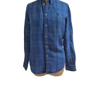 chemise ralph lauren bleue femme