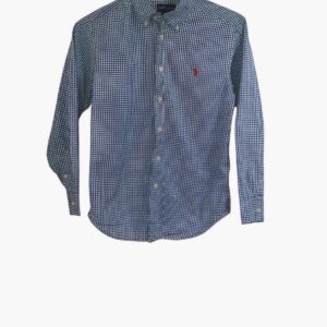 chemise ralph lauren bleu garçon