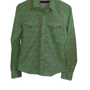 chemise ralph lauren vert femme