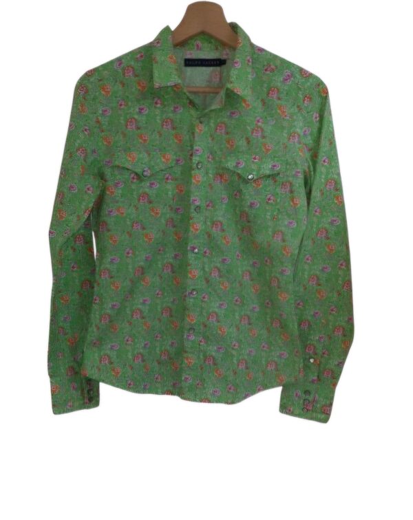 chemise ralph lauren vert femme