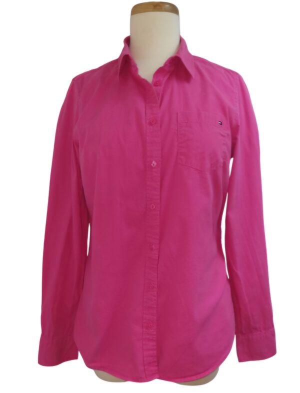 chemise Tommy Hilfiger rose femme