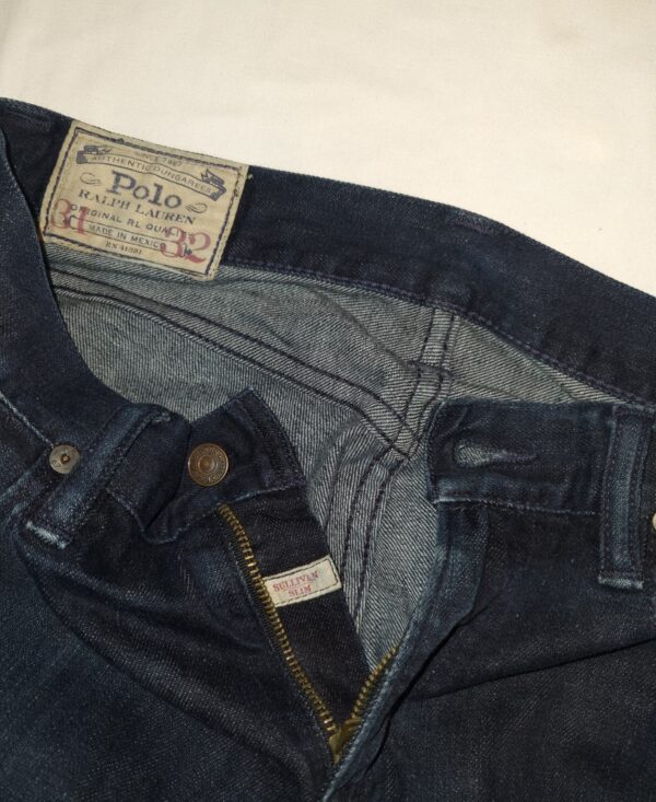 Pantalon Ralph Lauren bleu femme – Image 2
