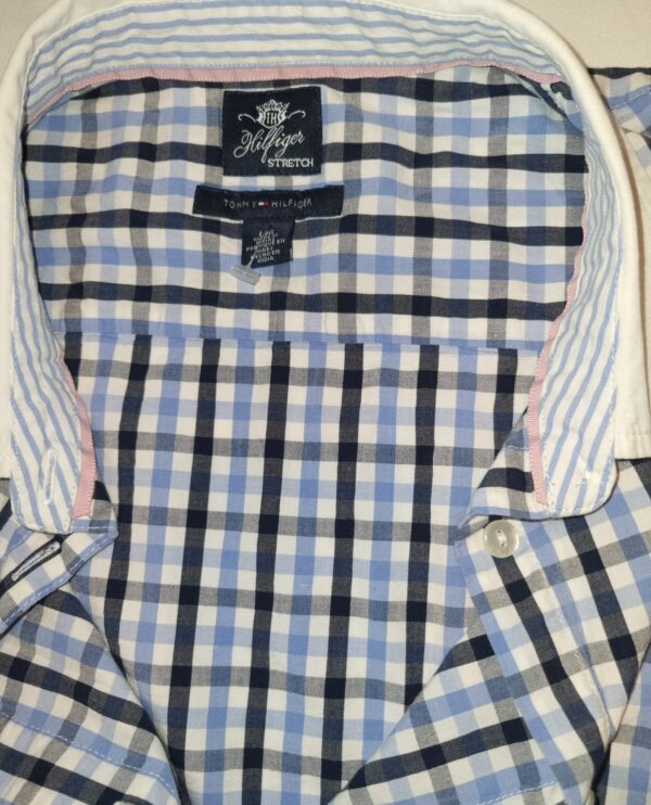 Chemise Tommy Hilfiger bleue femme – Image 3