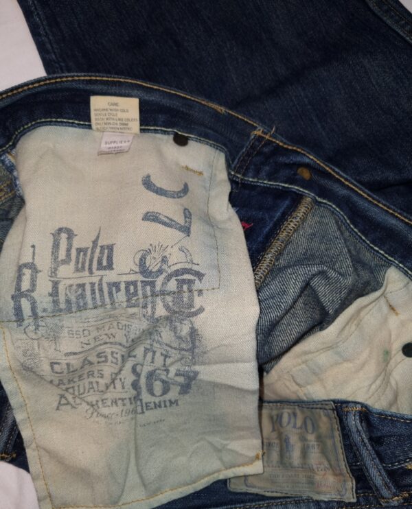 Pantalon Ralph Lauren bleu homme – Image 4