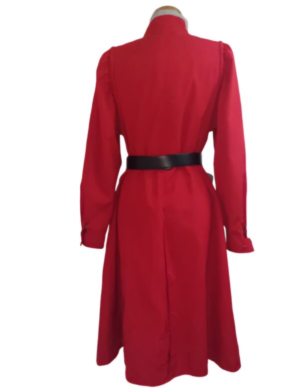 Imperméable vintage weather chasers rouge femme – Image 3