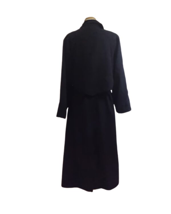 Manteau vintage noir femme – Image 2
