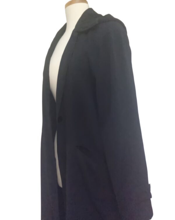 Manteau vintage Anne Klein noir femme – Image 2