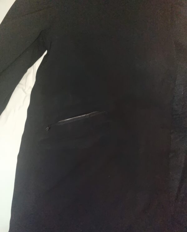 Manteau vintage Anne Klein noir femme – Image 3