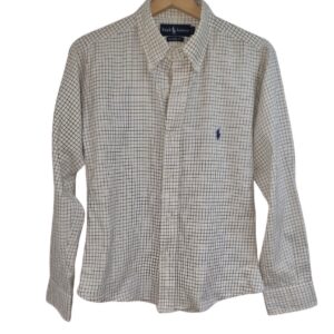chemise ralph lauren crème femme