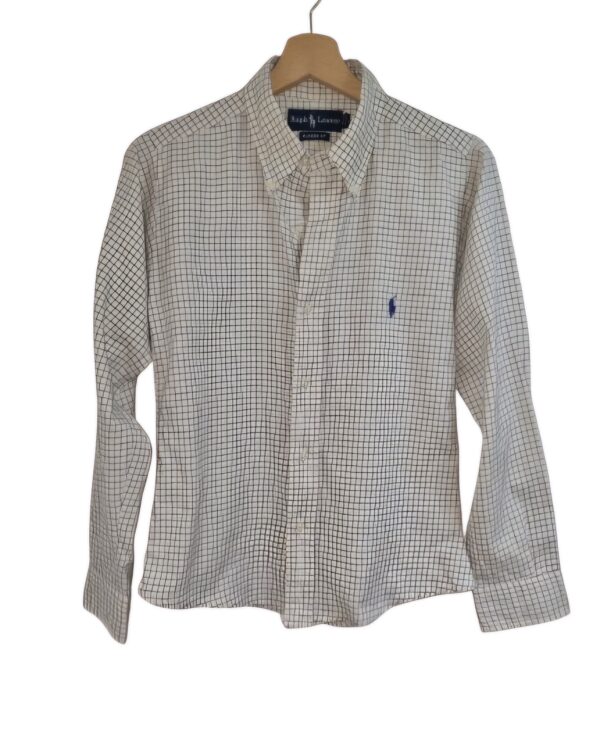 chemise ralph lauren crème femme