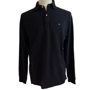 Polo Tommy Hilfiger noir Homme