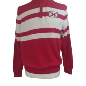 Pull Tommy Hilfiger rouge homme